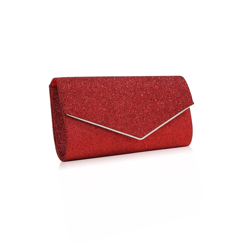 8276 Clutch Bag Sequins Evening Bag Bridal Wedding Purse Glitter Sparkly